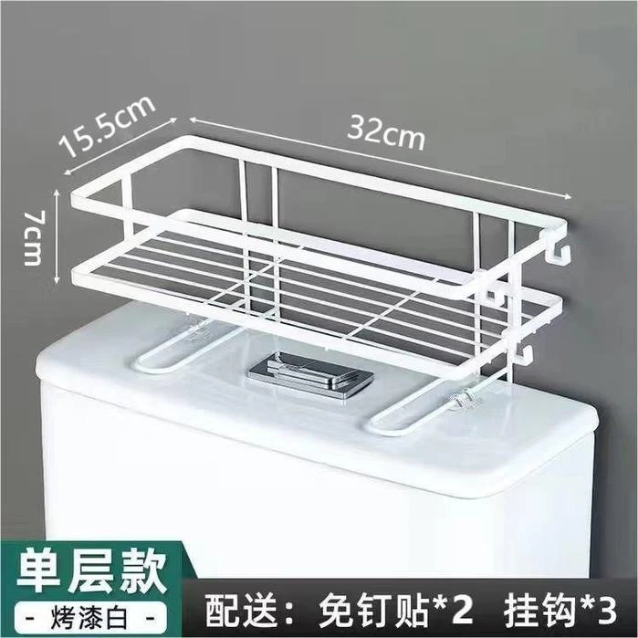 放马桶上方水箱的架子厕所卫生间植物置物支架坐便器各种收纳神器