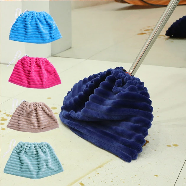 懒人扫把套布加厚拖扫一体拖把替换布干湿两用除尘套扫把套易清洗