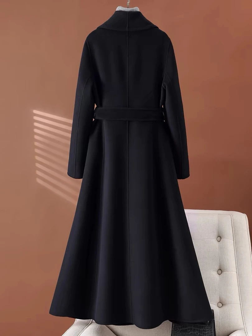 2294双面毛呢西装外套女士春秋冬季2024年新款爆款气质呢子大衣