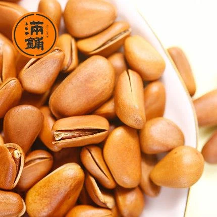 满铺年货开口松子新货散装东北特产手剥坚果休闲零食小吃