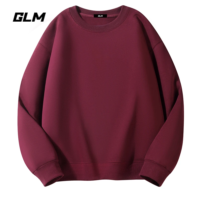 潮牌GLM2024龙年春秋季男士卫衣宽松红色长袖T恤打底衫百搭衣服男