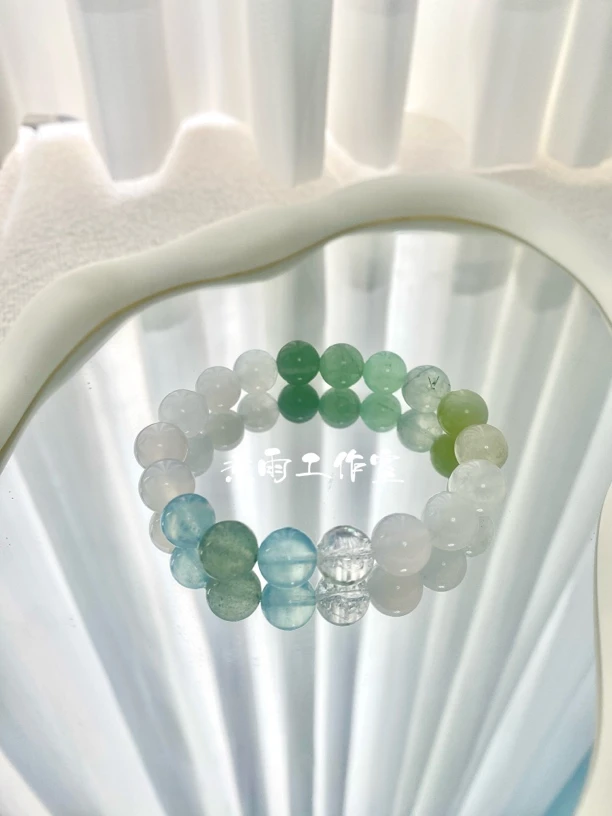 非金属羽毛手链 原创五行手串设计感轻奢气质小众渐变清新ins清冷