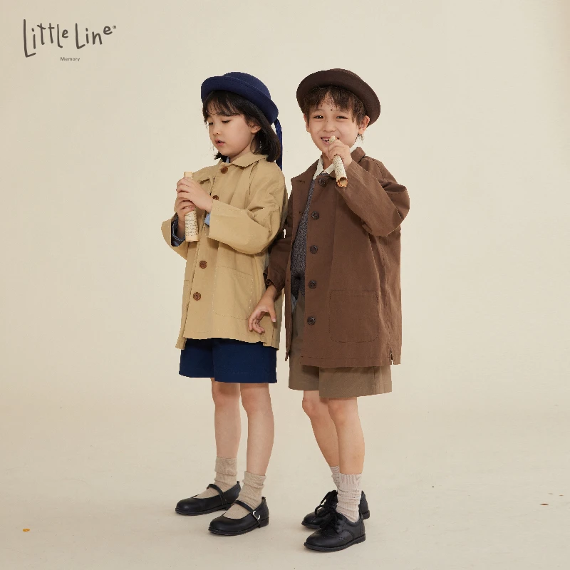 LittleLine 经典风衣全新外套 清仓