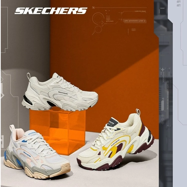 Skechers斯凯奇机甲鞋冬季休闲运动时尚百搭厚底鞋896245&894243