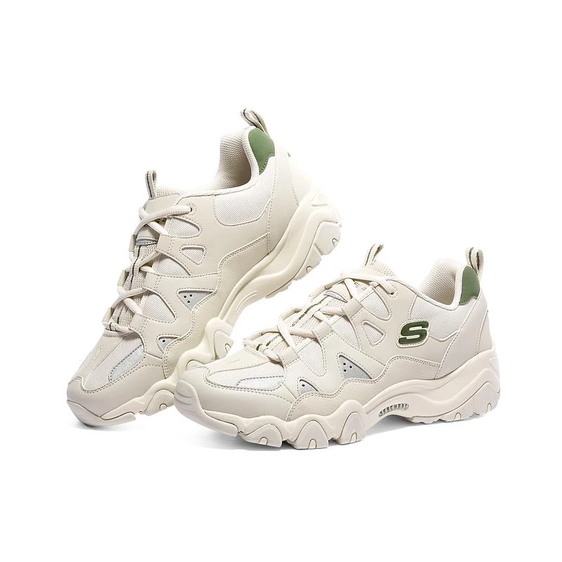 Skechers斯凯奇熊猫鞋男款厚底复古休闲潮流拼接时尚运动鞋894155