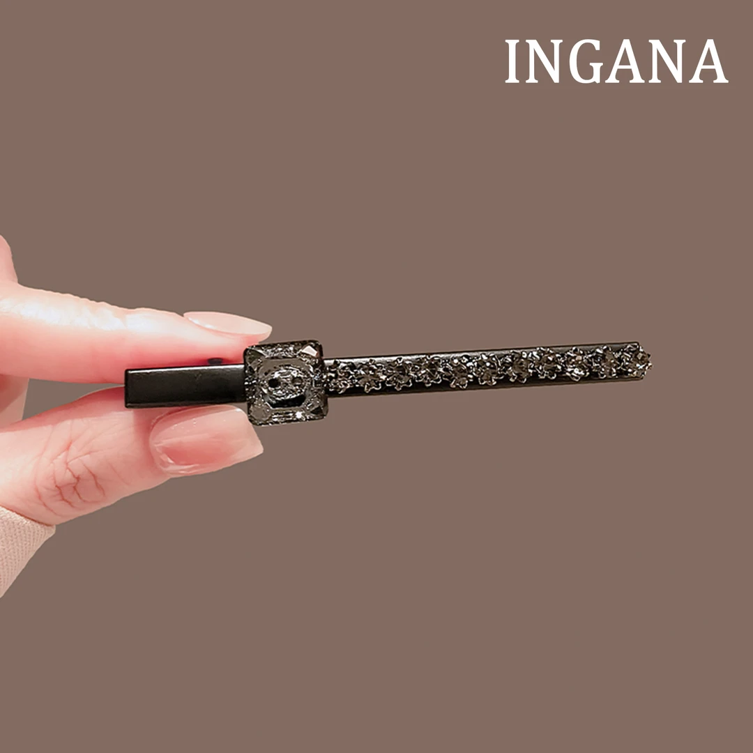 韩国东大门轻奢鸭嘴夹女小众设计一字夹气质侧边夹百搭时尚碎发夹