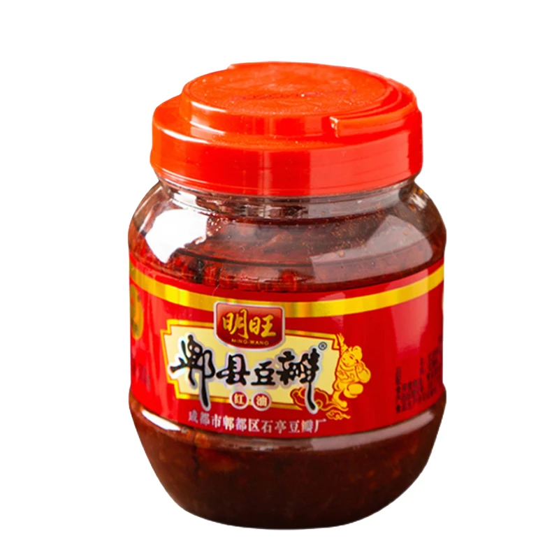 【买一送一】红油郫县豆瓣酱2瓶红油辣椒酱家用豆瓣酱炒菜香辣川味