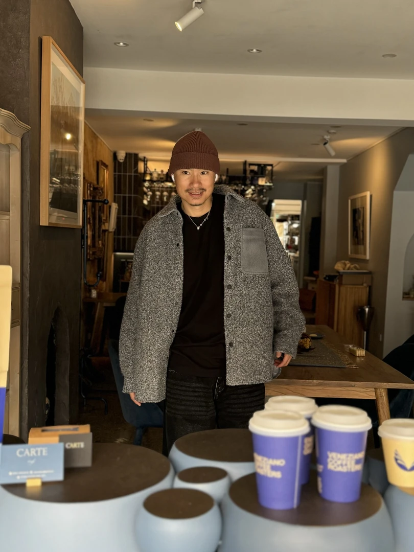 IHB高街阔版定制面料夹棉羊毛外套衬衫