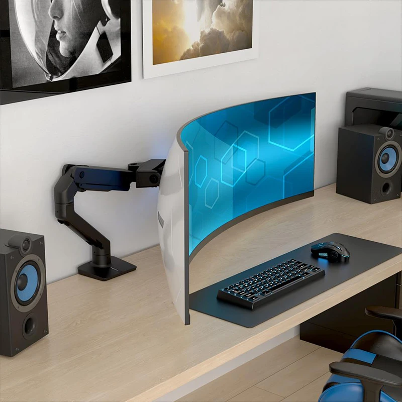 ergotron爱格升HX57''三星G9重屏显示器支架升降支臂电竞机械臂