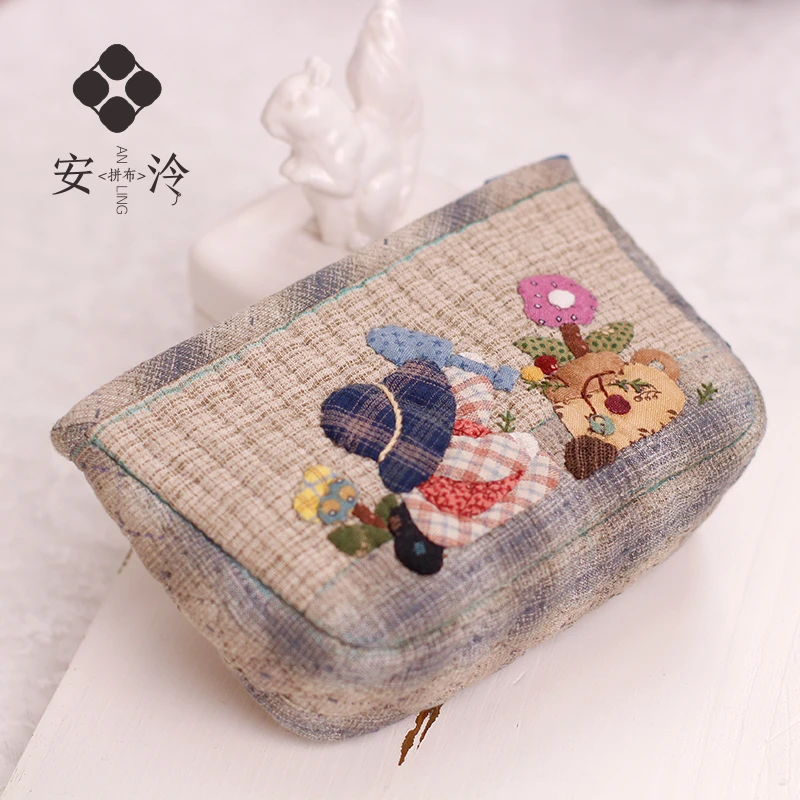 【视频教程】安泠原创可爱小苏系列种花拼布材料包（不是成品）