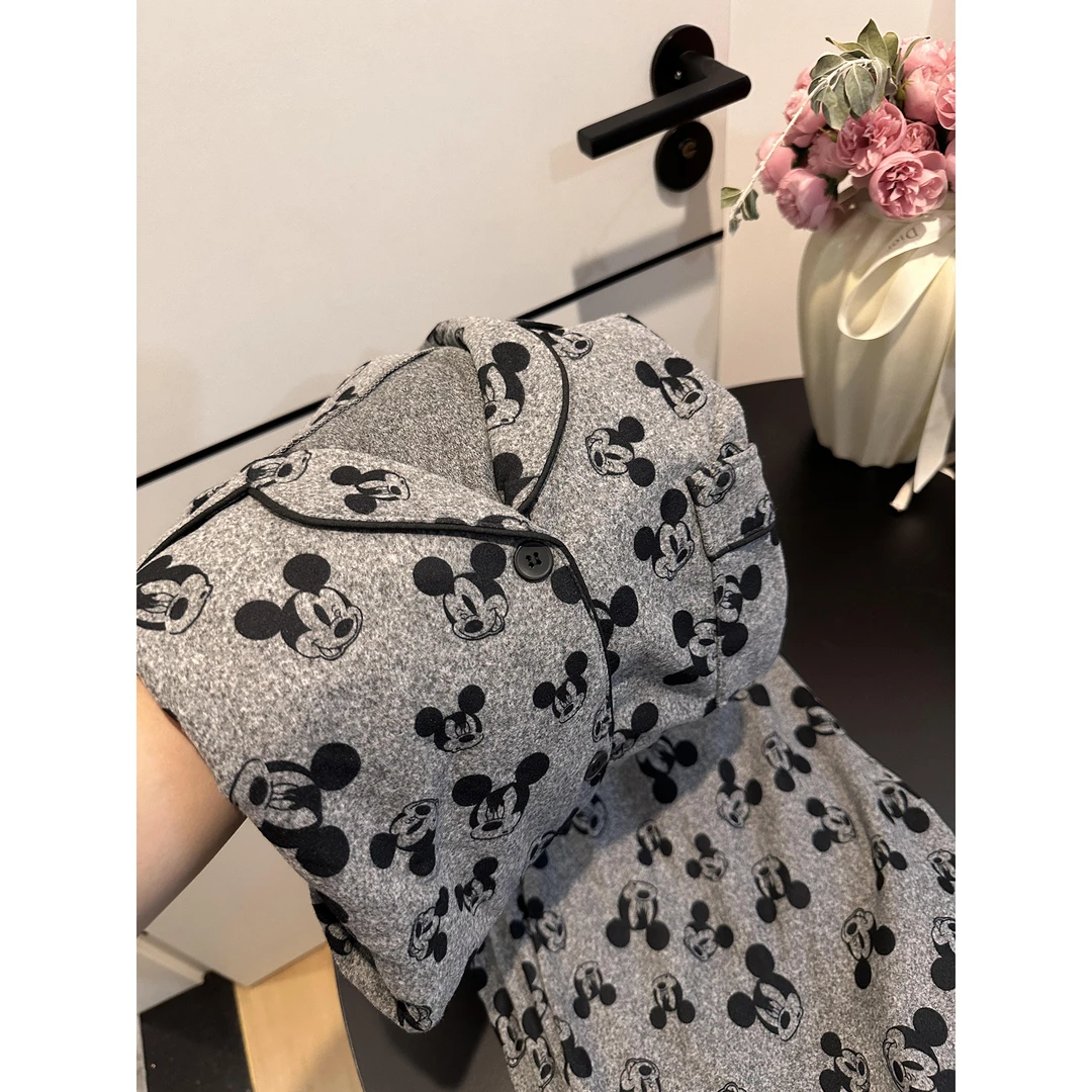 【保暖搭子】可爱卡通米奇德绒睡衣女冬季2024新款加绒家居服套装