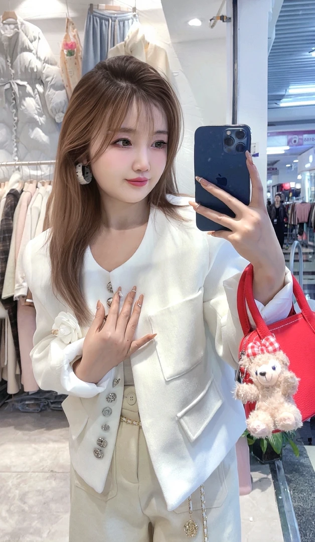 新款春秋打底上衣纯欲版 、小香风气质小个子百搭少女韩版