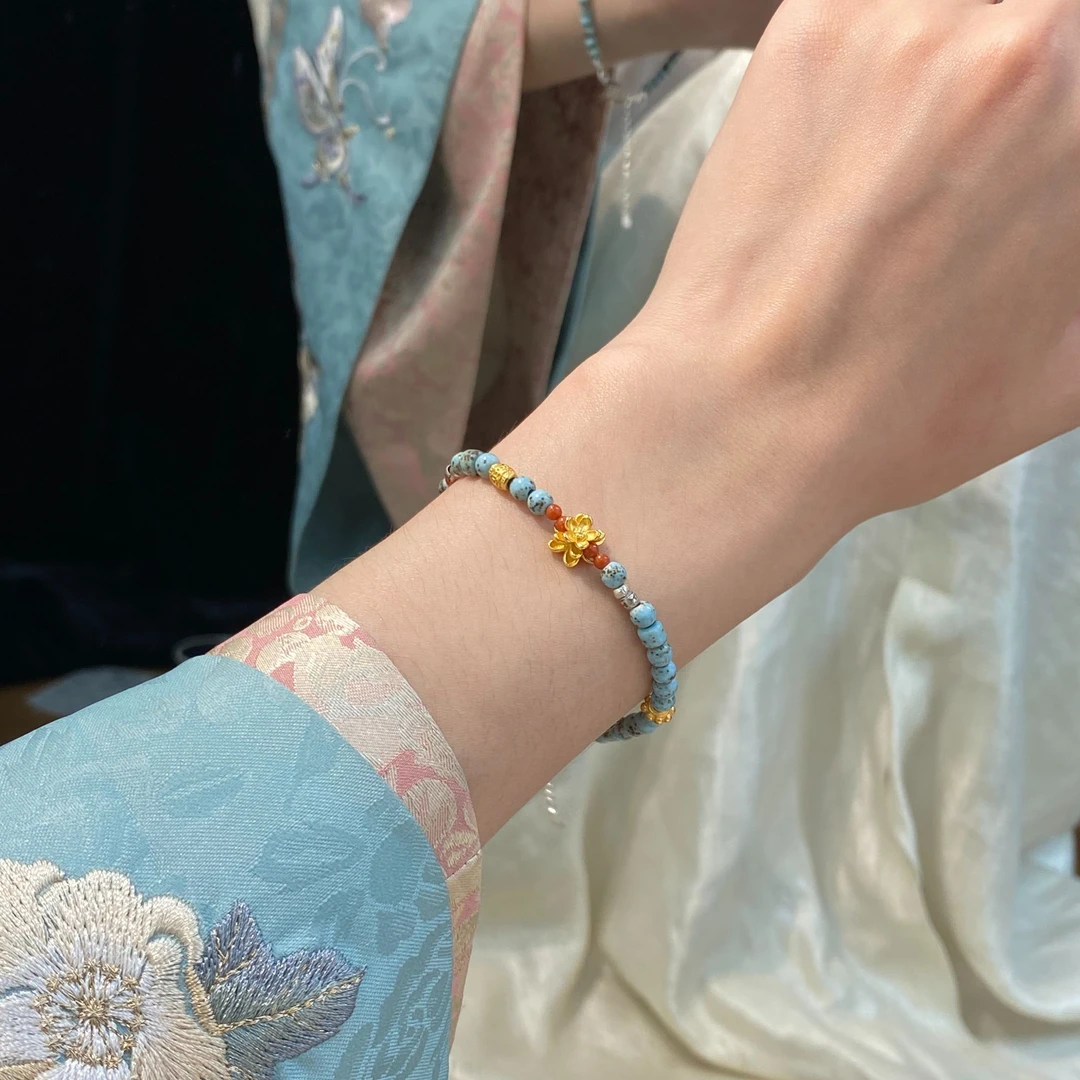 足银手链  yangui燕归【松莲】 925纯银手链