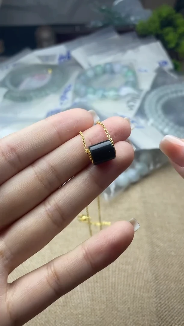 【闪购商品】和田玉（糖玉）0足金镶嵌和田玉路路通多样性发货