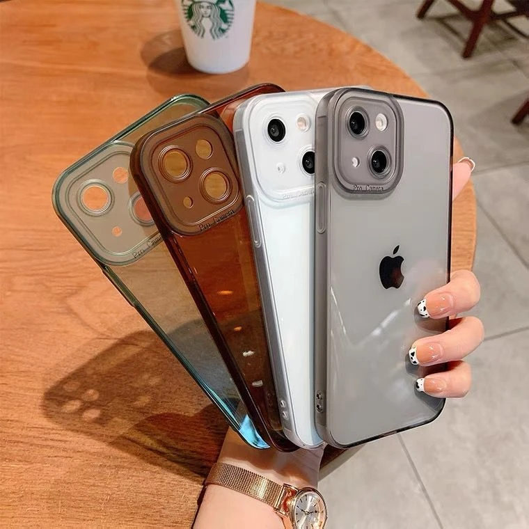透明瞳眼iphone14promax苹果13手机壳全包12男女情侣11软硅胶防摔