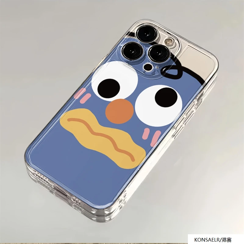 尴尬表情苹果15ProMax简约14透明13个性iPhone12防摔XS全包手机壳