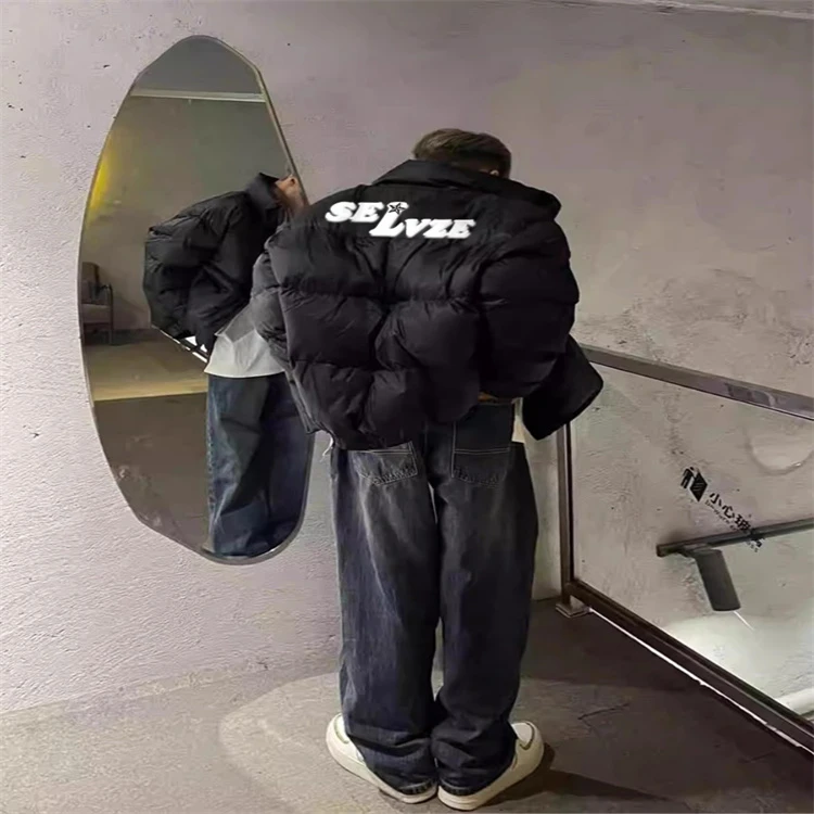 2023冬季潮牌美式面包服棉衣痞帅宽松男女情侣装棉袄棉服外套