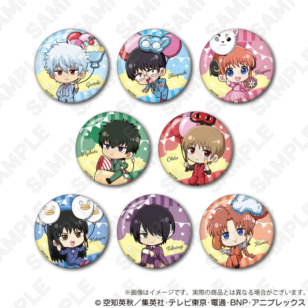 银魂 AGF场贩 Q版派对吧唧盲抽