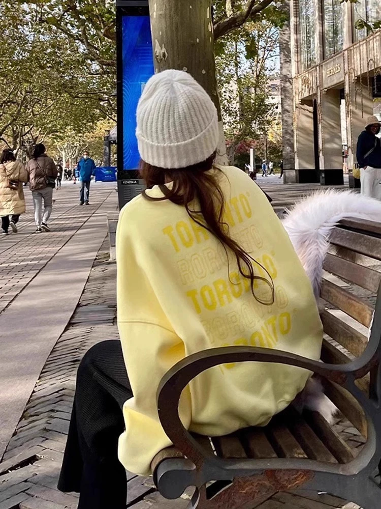 勿拍小娟8开头（非图片款）春秋休闲百搭厚慵懒风时尚连帽宽松外套