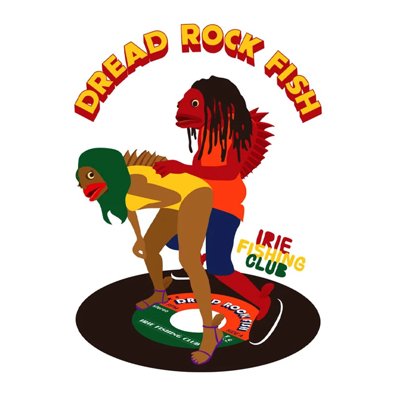 日本进口品牌IFC限量版DREAD ROCK FISH 路亚短袖服饰IFSP24-001