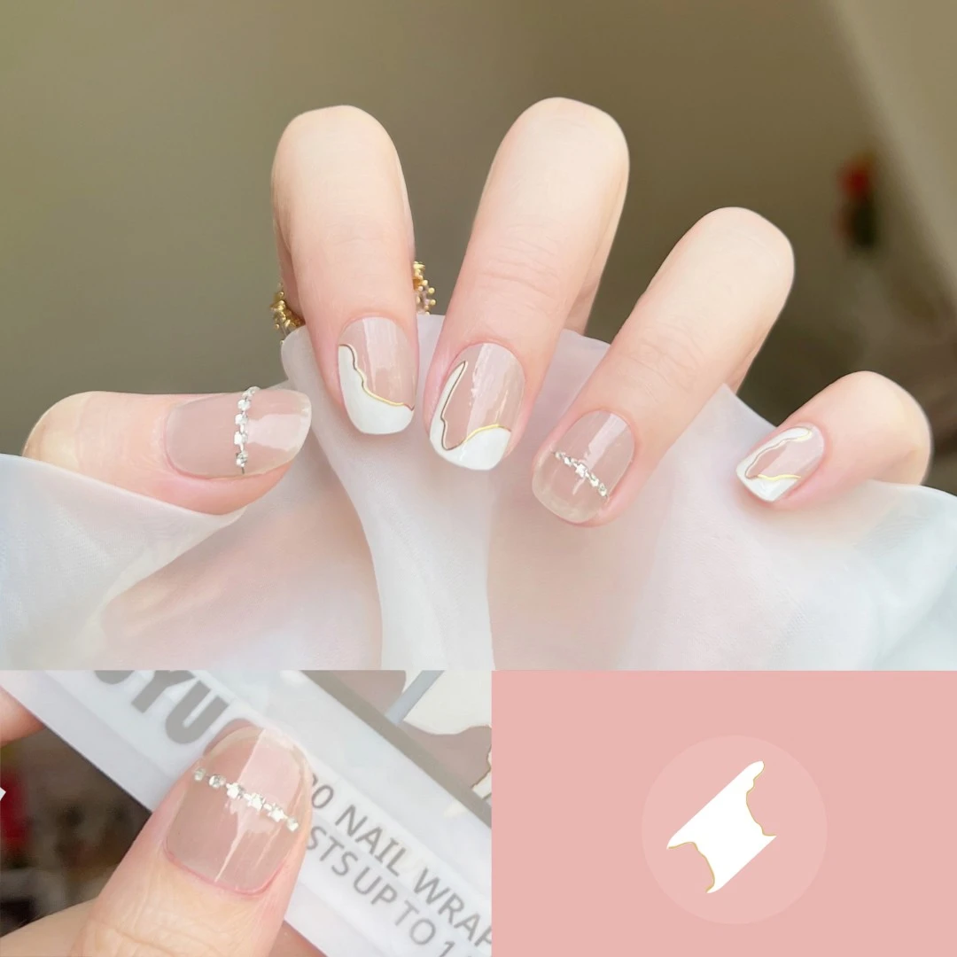 【免照灯】【木木喵】以粉丝为命名凝胶甲贴免封层穿戴甲美甲贴甲油膜