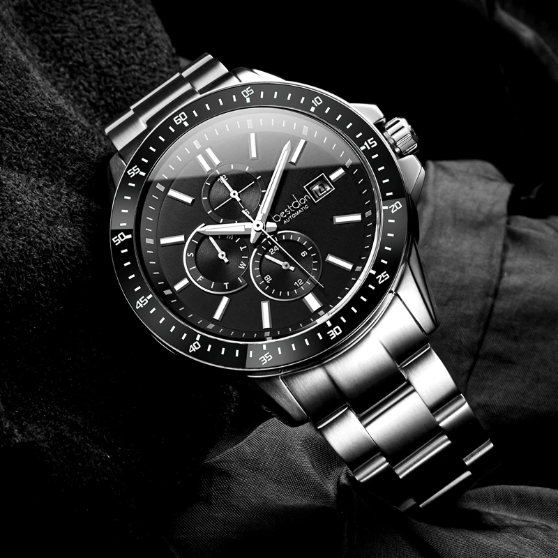 BangDun/邦顿鬼王二代男士手表时尚防水多功能镂空夜光潮流机械表