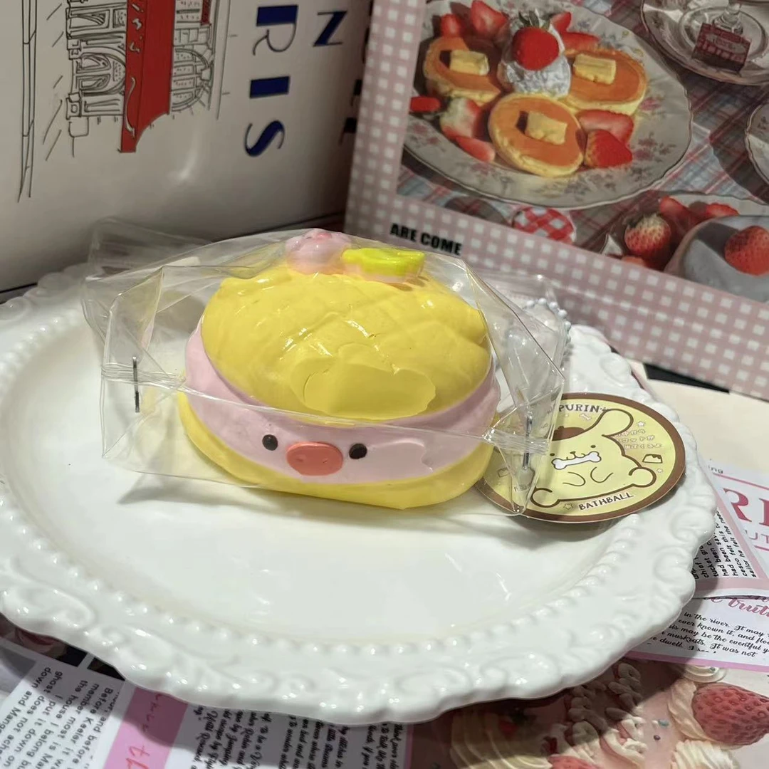 伊晗硅胶捏捏菠萝猪猪慢回弹软泥感高颜值女孩解压发泄超软捏捏乐