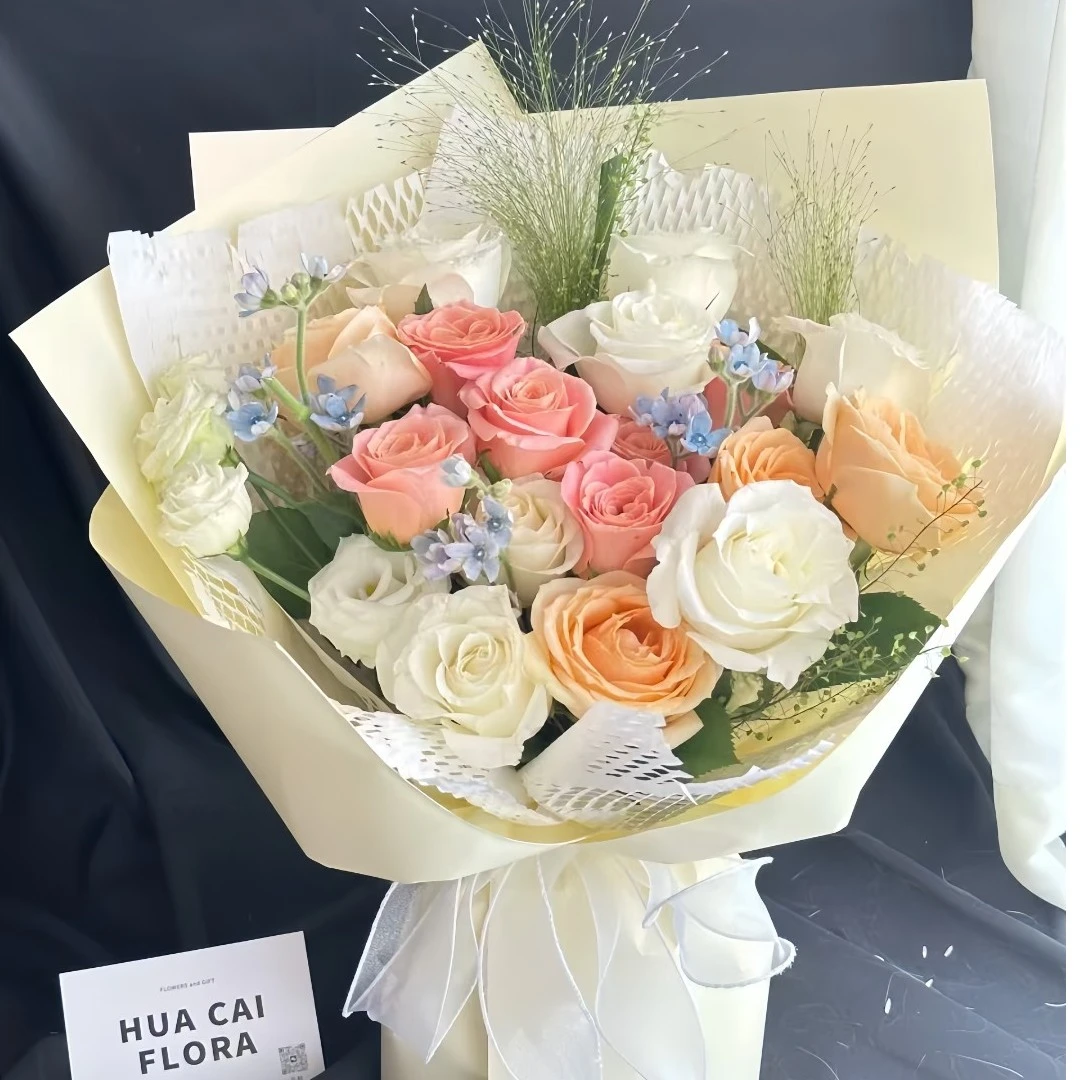 ing风混搭小众花束送闺蜜送朋友送女友生日告白花束 鲜花同城配送 鲜花小时达生日花