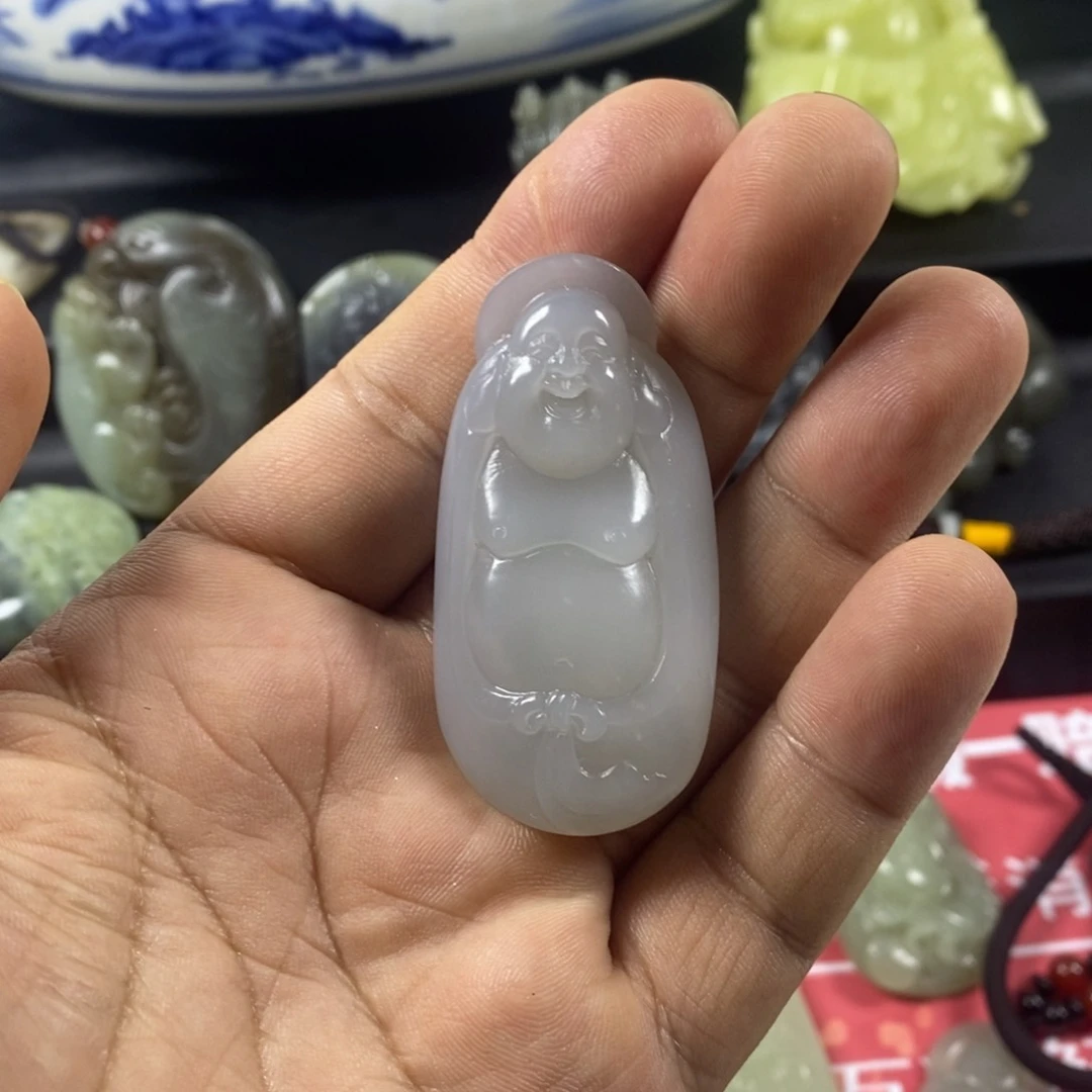 和田玉颈饰未镶嵌我****茶