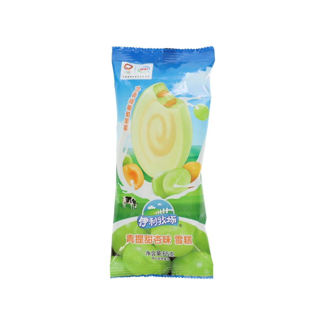 伊利牧场青提甜杏味雪糕 65g