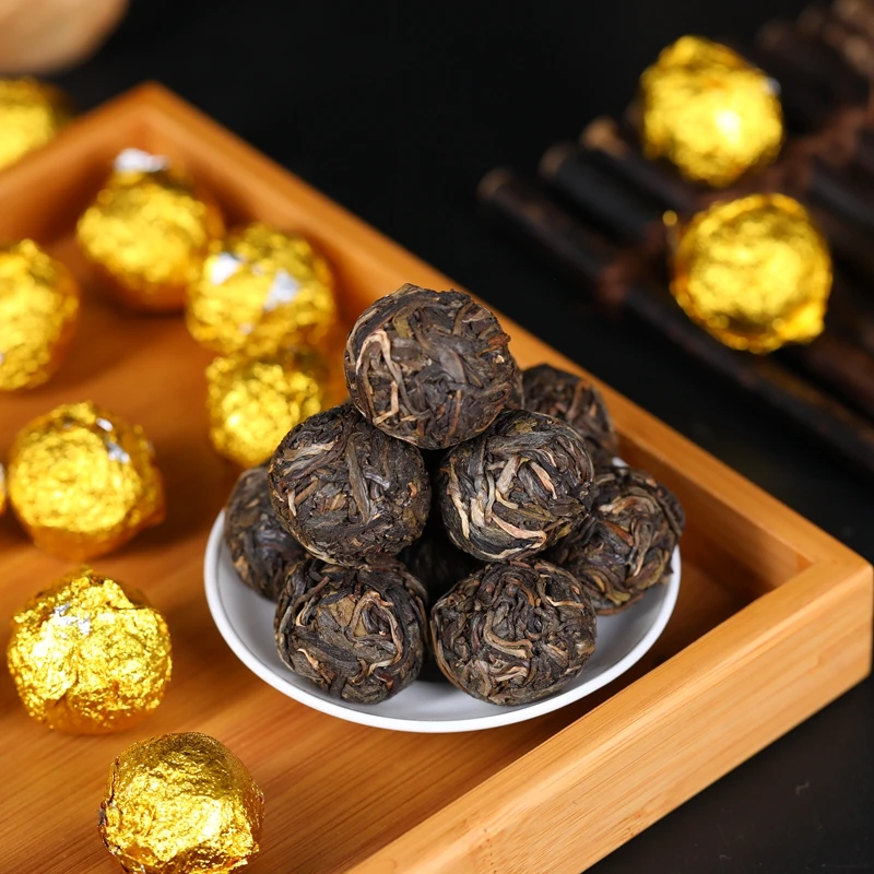 布朗龙珠普洱生茶约10颗100g