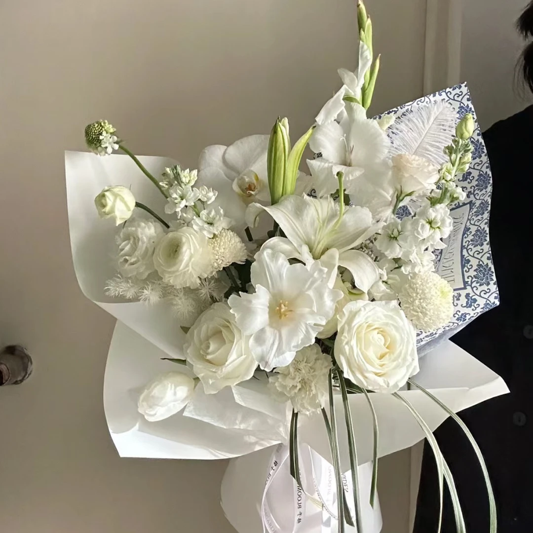 【迪迪鲜花】白色系组合套餐 云南鲜花 基地直发