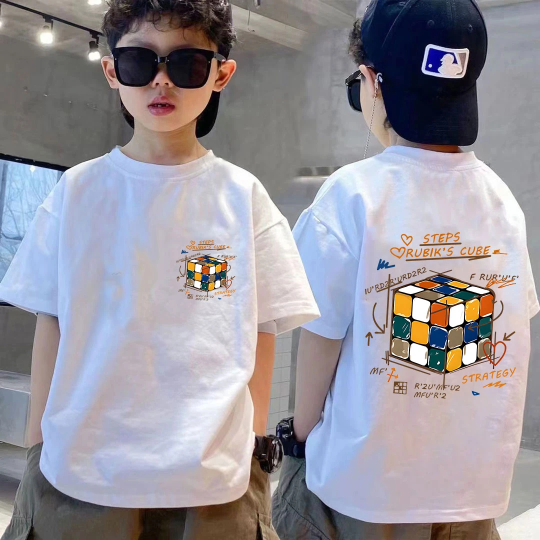 【100%纯棉】童装男童t恤短袖夏季儿童中大童男孩上衣半袖夏装潮ins