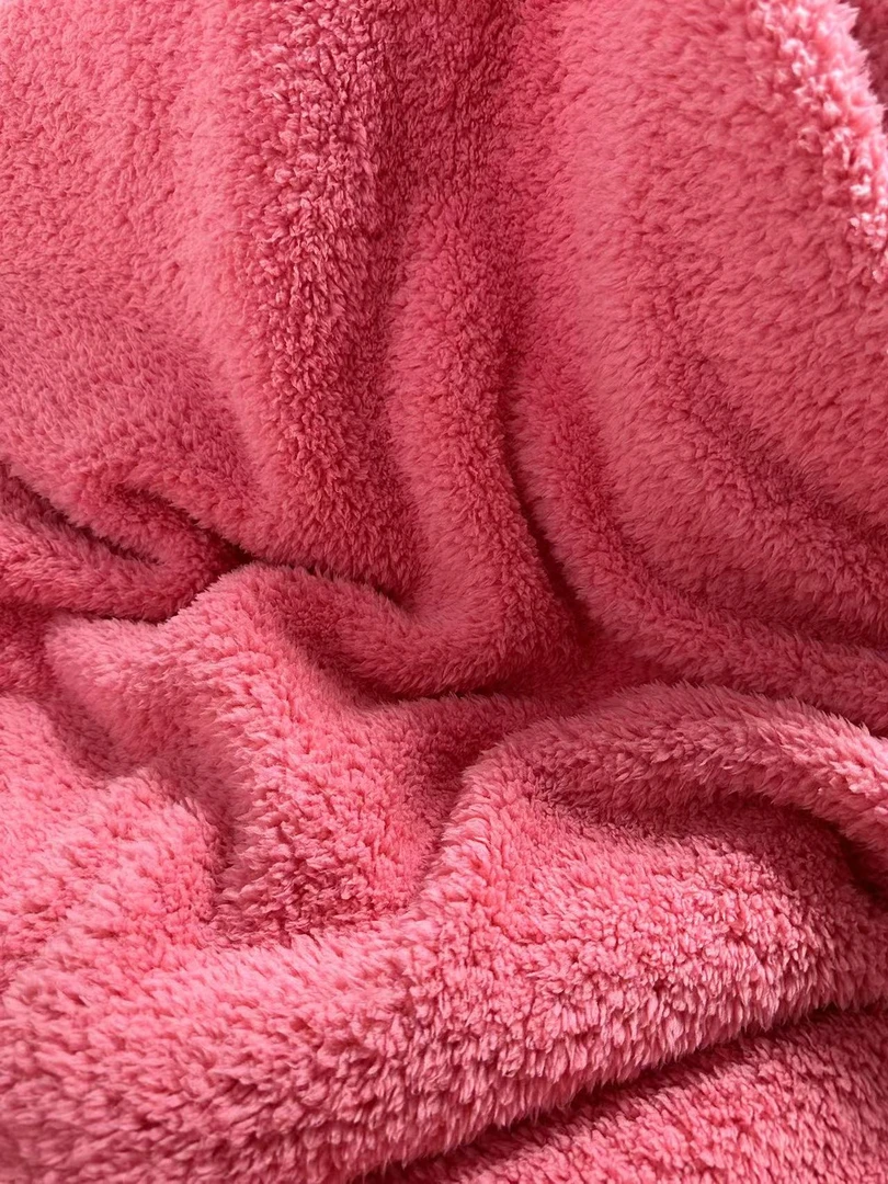 200cm*180cm 西瓜红毯子      加绒加厚牛奶绒多功能盖毯成人