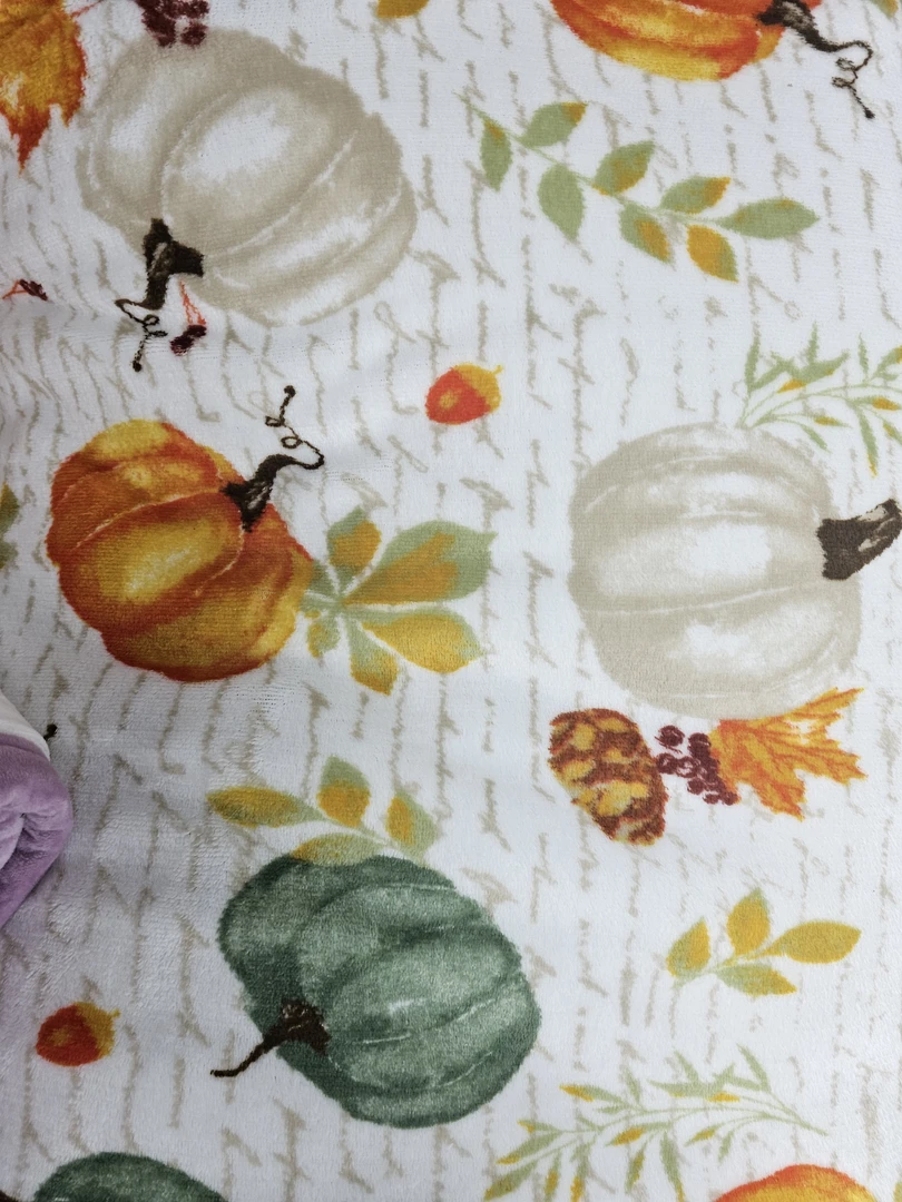 200cm*150cm 南瓜被子 轻奢三层被加绒加厚双面绒被冬被