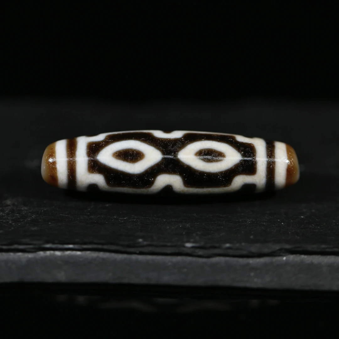 一代老台湾上肯老超顶帝旺四眼玛瑙锁骨民族风百搭轻奢男女佩戴