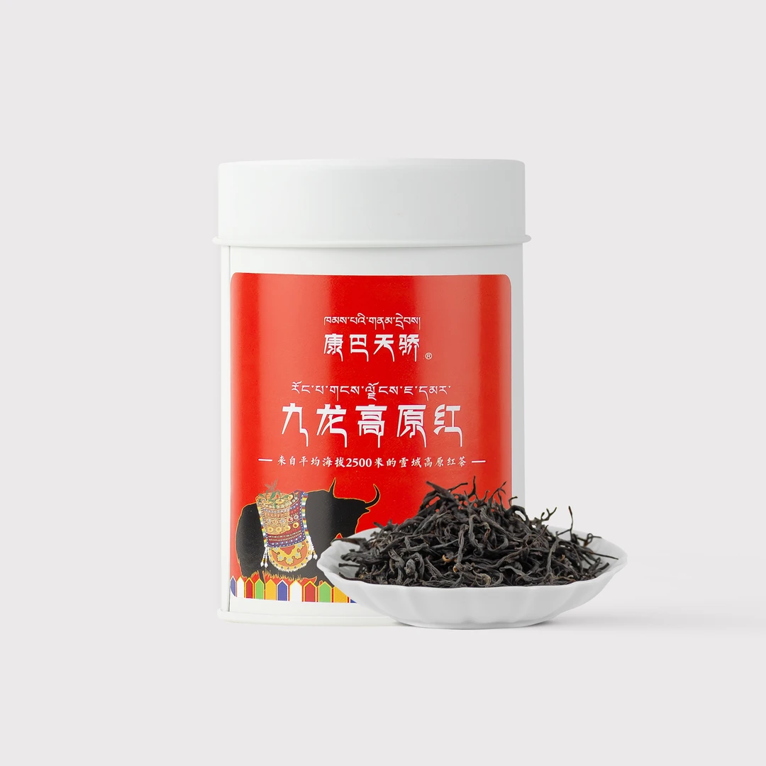 康巴天骄九龙甘孜州高原红茶50克罐装