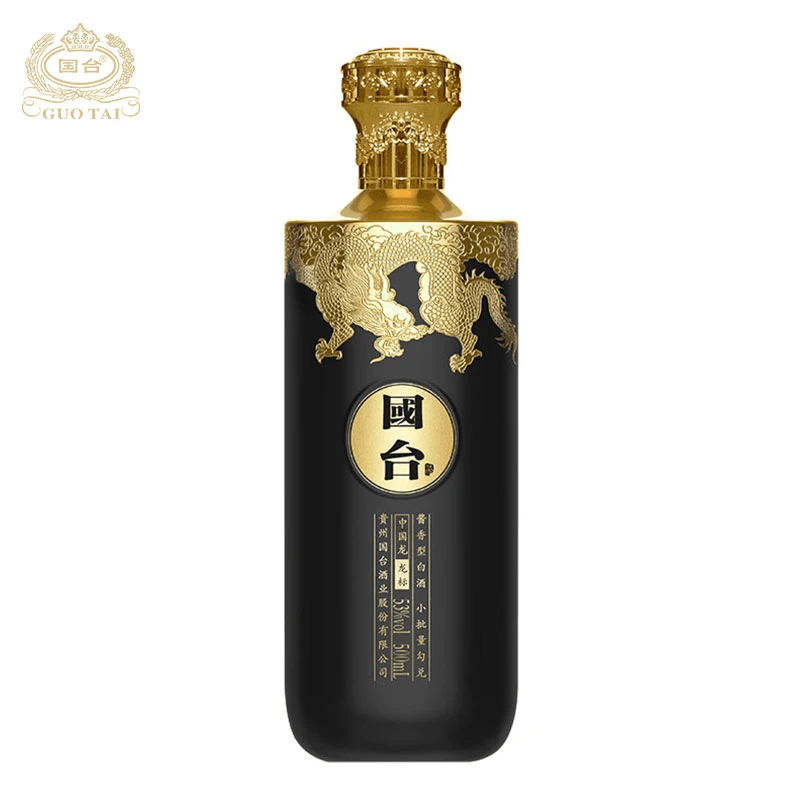 国台贵州国台中国龙 龙标酒 酱香型白酒 纯粮酿造53度500ml