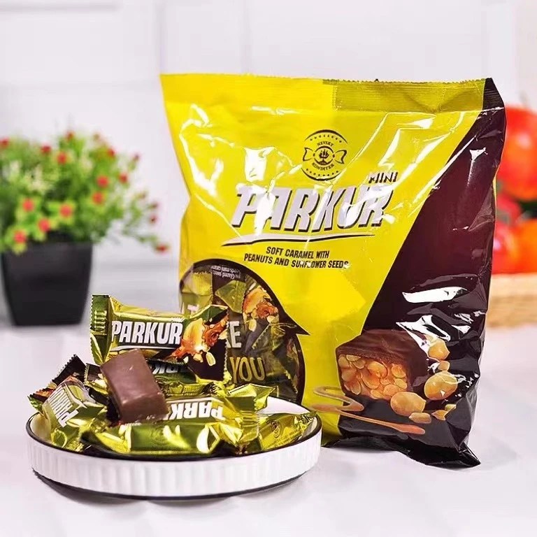 babybaylor俄罗斯原装进口涅夫斯基牌跑酷士力架糖果500g/袋