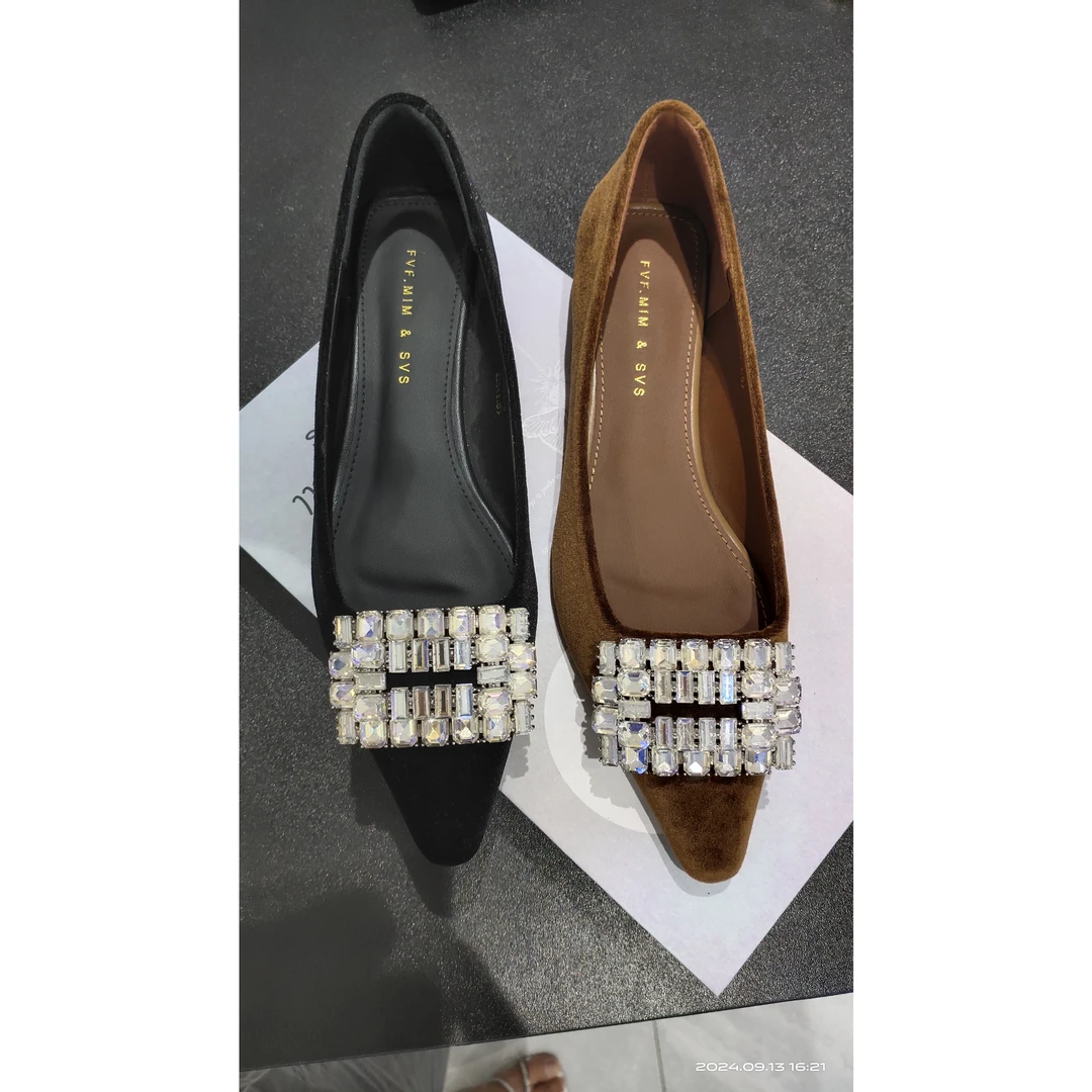 秋季女新款2024尖头职业通勤浅口小单鞋