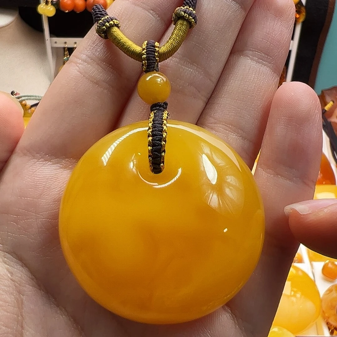 蜜蜡颈饰未镶嵌蜜蜡