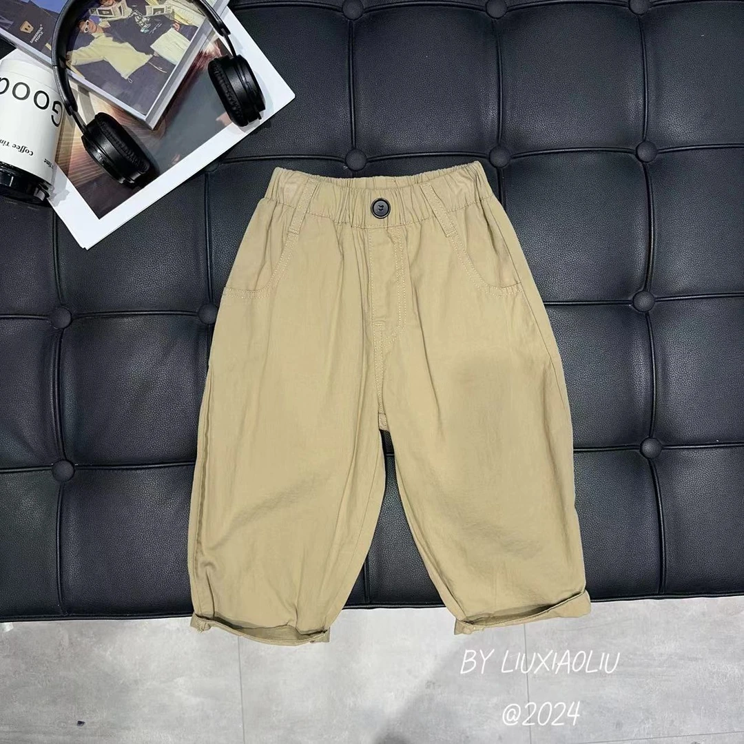 BY LIUXIAOLIU【摩卡咖啡】原宿简约七分休闲裤2013