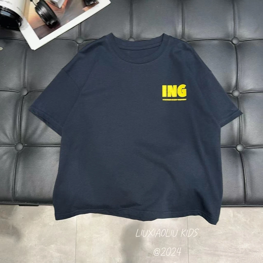 BY LIUXIAOLIU【树上】韩版潮流时尚夏季儿童短袖6832