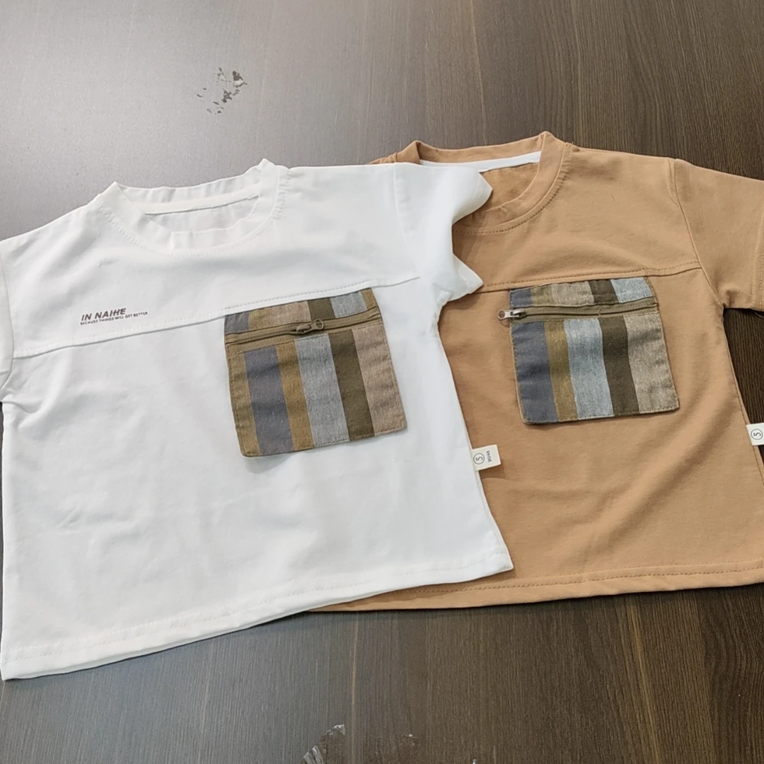 （26）儿童拉链口袋短袖