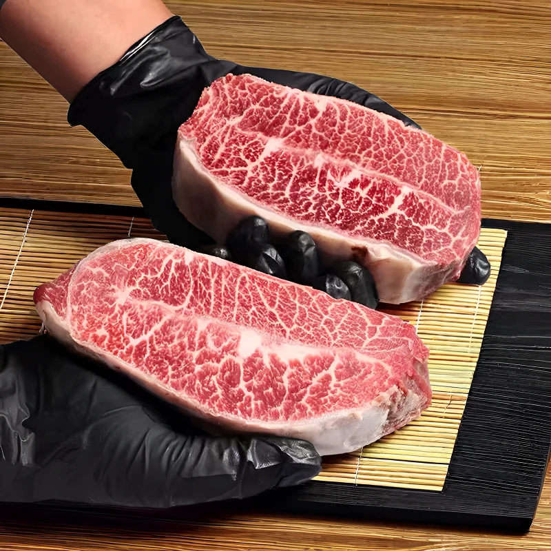 美国谷饲进口原切板腱牛排雪花牛肉0添加西餐厅高档牛扒冷链直发