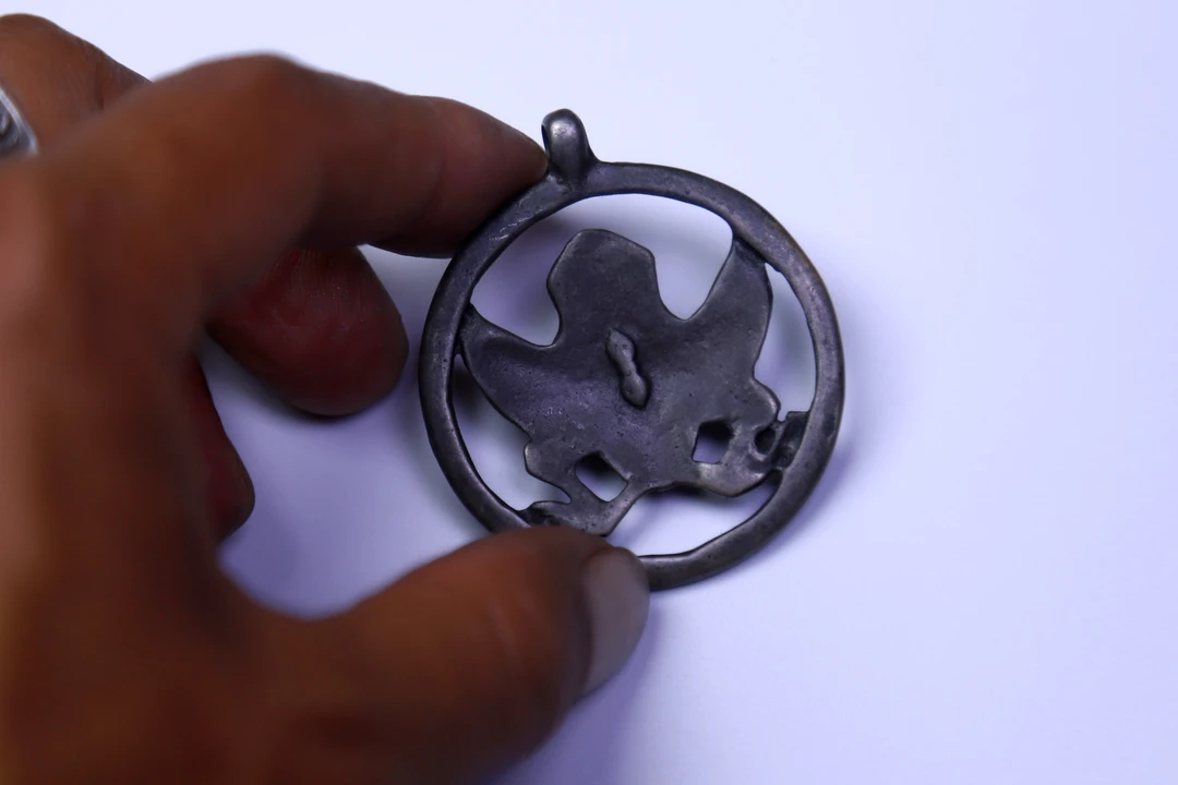 藏传大鹏鸟，皮壳老