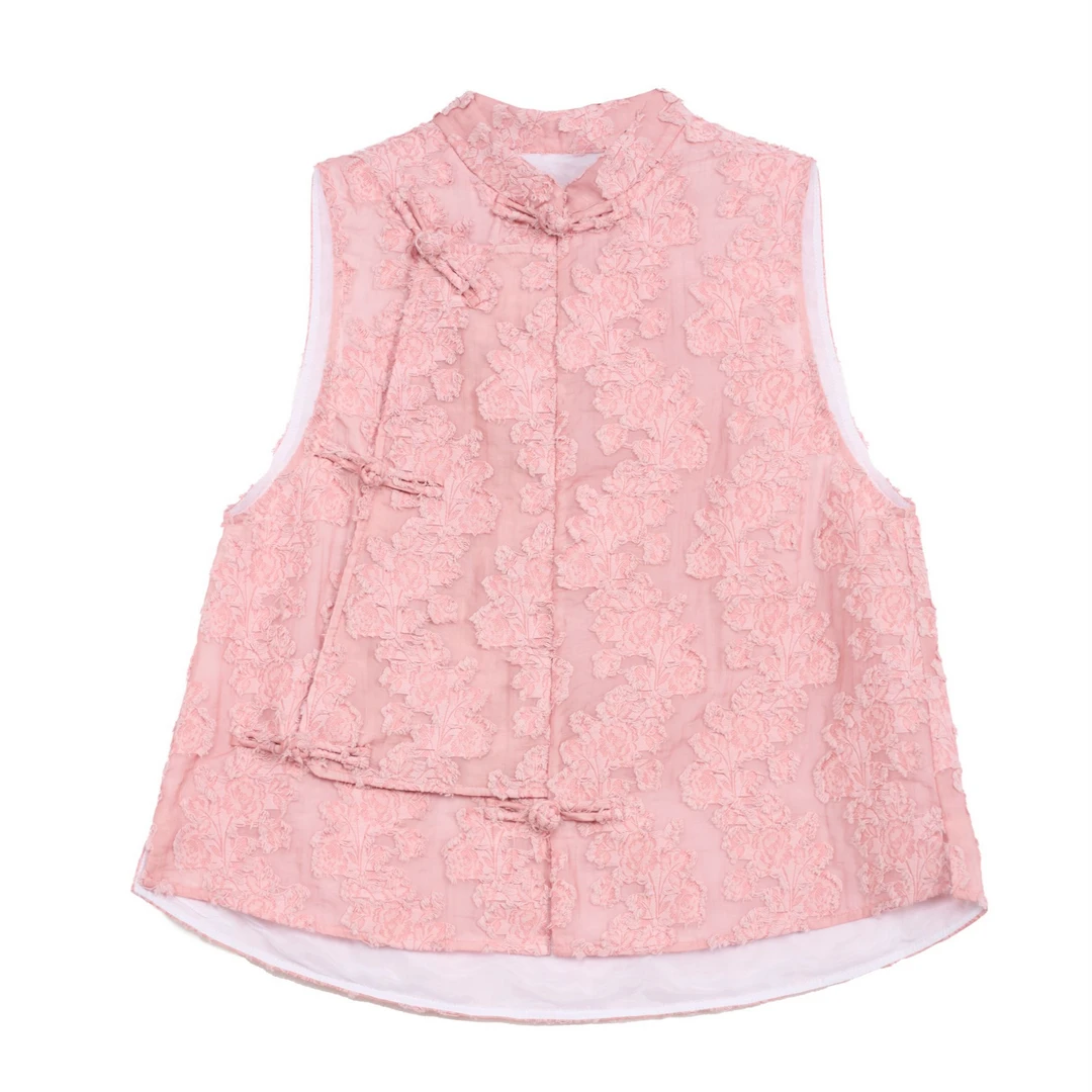 【木木琳专属】轻中式提花马甲243U031||X.W限量