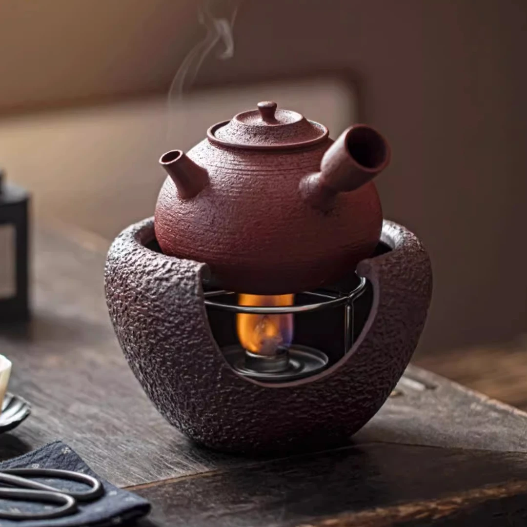 粗陶炭火炉煮茶壶套装家用陶壶可明火碳火烤茶烧水壶茶炉