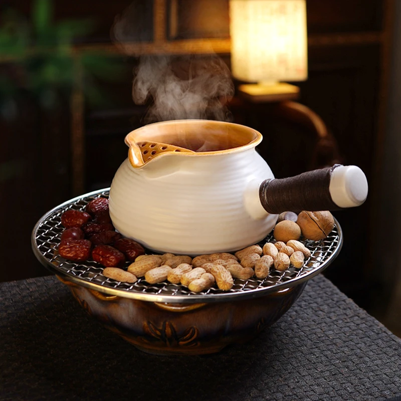 【直播专属】1100ml大容量围炉煮茶烤奶罐罐煮烤奶茶壶围炉煮茶壶