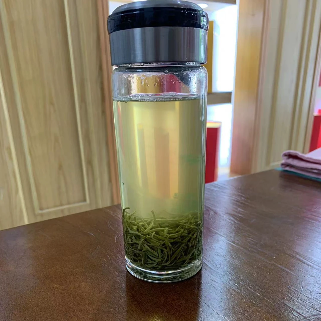 2025春茶安庆天柱山弦月茶叶毛毛月云雾绿茶日照浓香250g石牌有店